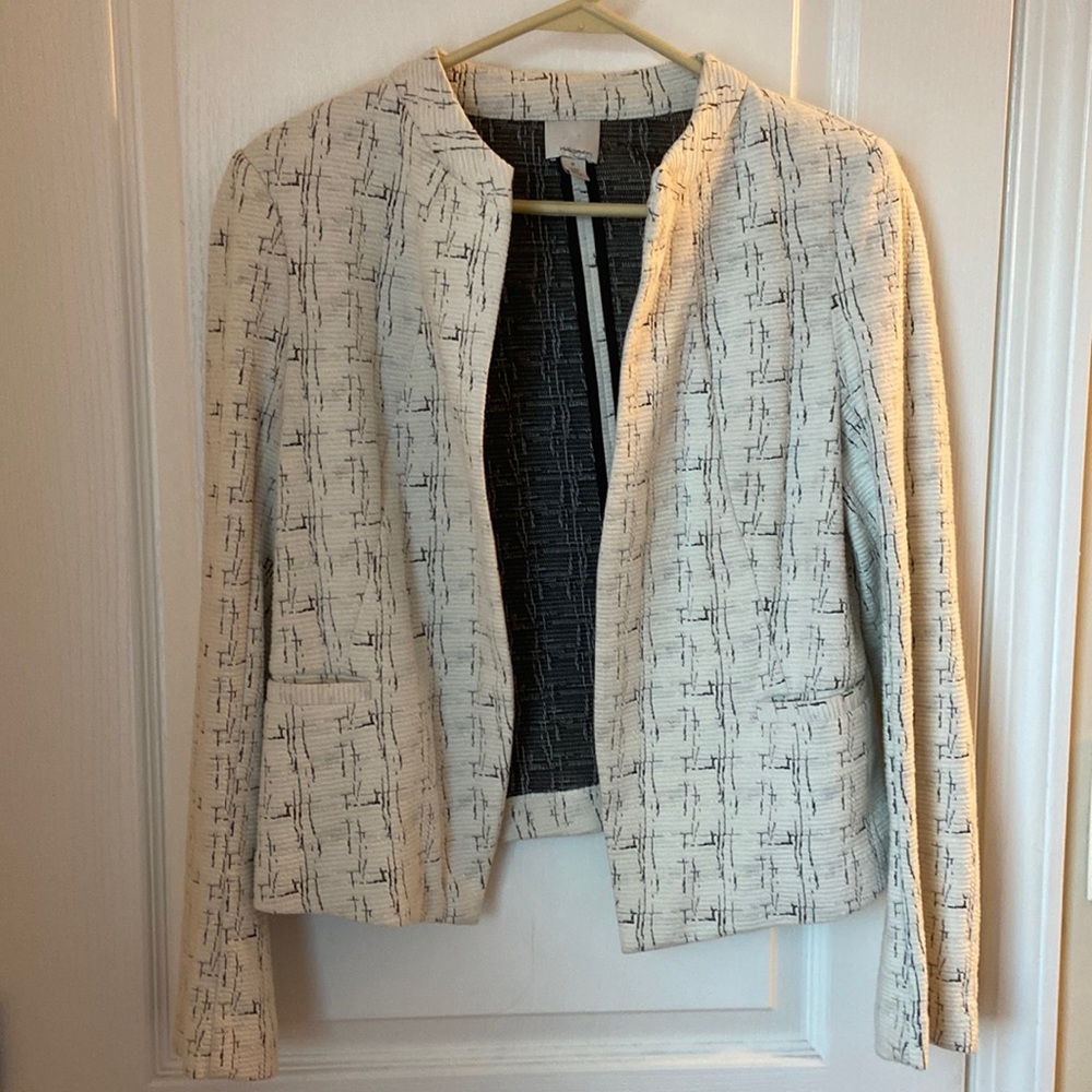 Halogen open suit jacket